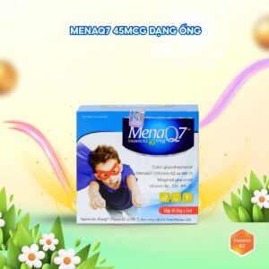 MenaQ7 K2 45mcg – Hỗ trợ chắc xương (ống 5ml tiện lợi)