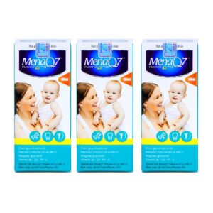 Combo 3 lọ MenaQ7 K2 45mcg -Bổ sung K2 chuẩn cho trẻ