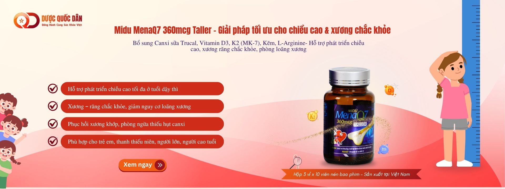 Dược Quốc Dân - Đồng hành cùng sức khỏe Việt